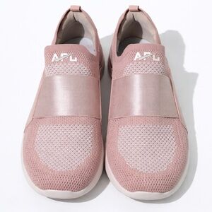 APL TechLoom Bliss Slip On Sneakers Pink Knit Athletic Propulsion Labs Women